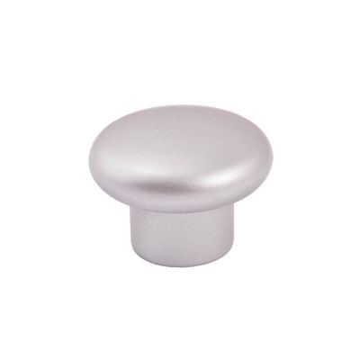 Ручка меб. кнопка пластик. PK01/K1 металлик AKS 52264