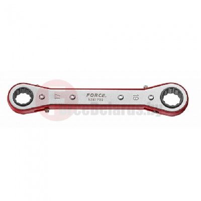 Ключ накидной трещоточный прямой 10х11 мм Force 8241011