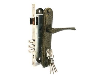 Замок врезной Зенит ЗВ4-85.3, бронза ЗЕНИТ БП-00009162