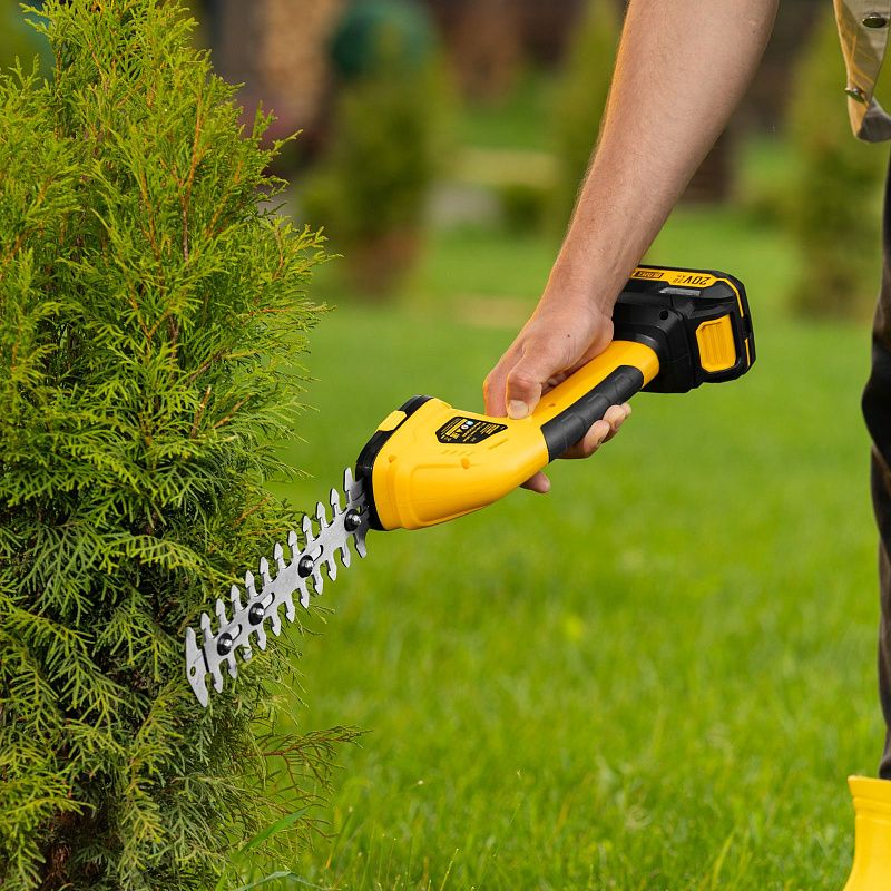 Ножницы-кусторез аккумуляторные GS-20, Li-Ion, 20 В Denzel 59432