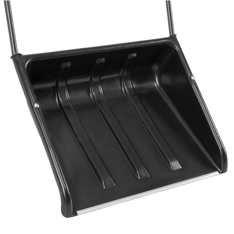 Движок для уборки снега пластиковый, 570 х 470 х 1300 мм, стальная рукоятка, Сибртех 615925