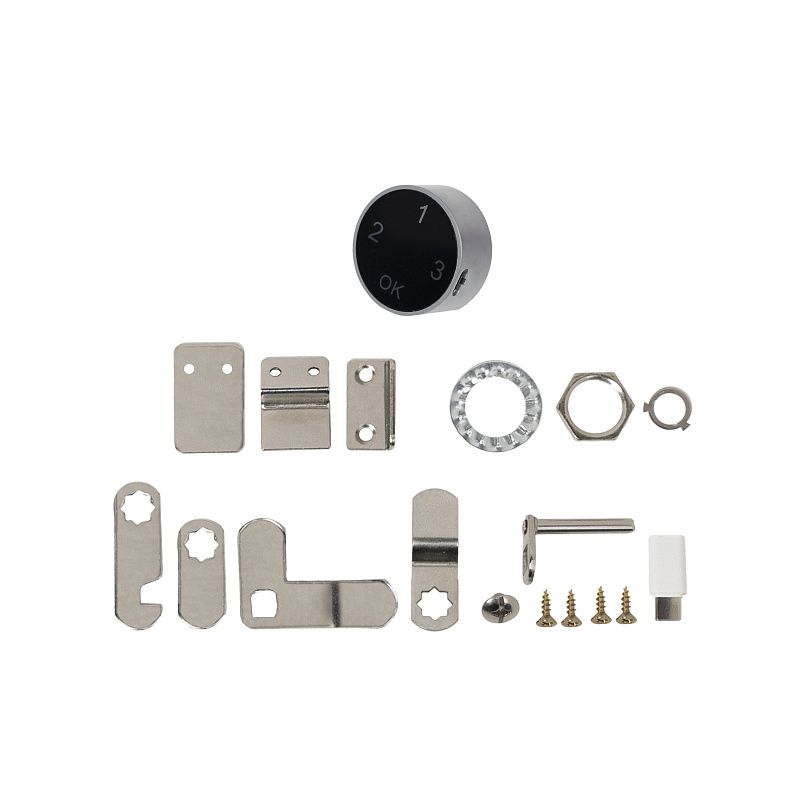 Замок мебельный, электронный, кодовый, 103, D41mm, PRIME by AKS 126168