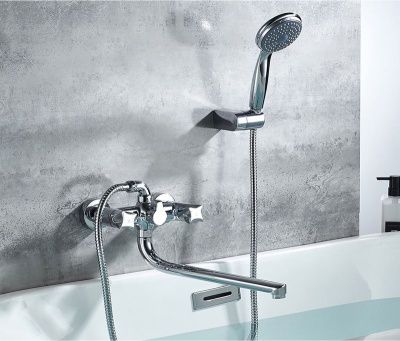 Смеситель для ванны, латунь, хром Ledeme L2587