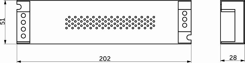 Блок питания Indoor 100W/24V, Pro, AKS 125205