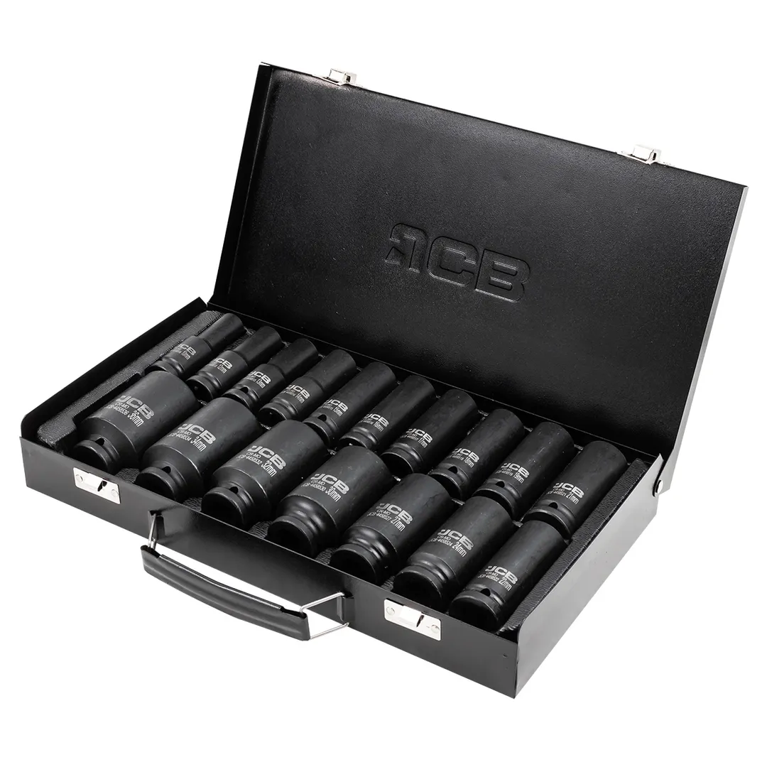 Набор ударных головок 10-36 мм 1/2'' 17 пр 6-гр JCB JCB-4172-5MPB