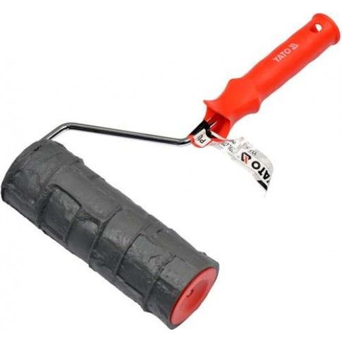 Валик структурный декоративный полиуретановый с ручкой 200х70 мм, настенная плитка Yato YT-51963