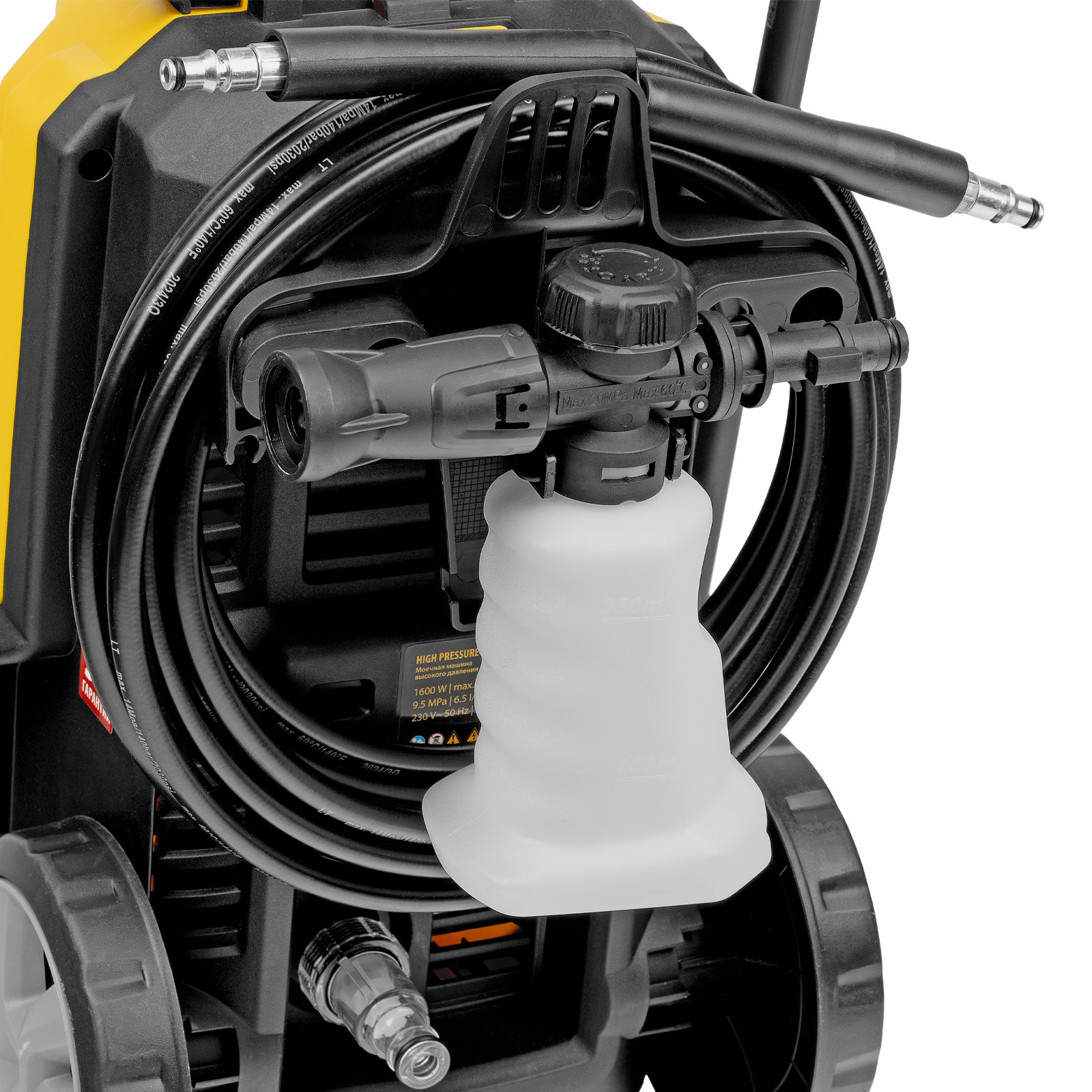 Моечная машина высокого давления R-135, 1600 Вт, 135 бар, 390 л/ч Denzel 58261