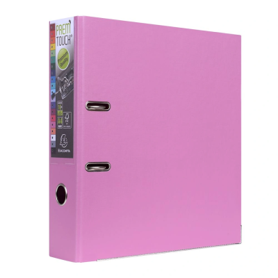 Папка-регистратор "Exacompta", A4, 80 мм, ПВХ, пастельный розовый