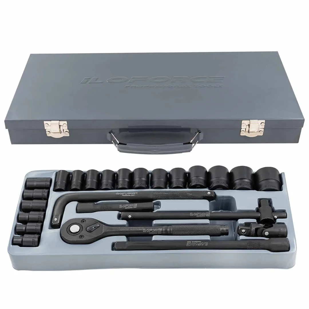 Набор ударных инструментов 24 пр. 1/2'' 6-гр. ILOforce IF-4245B-5MPB