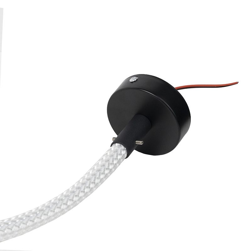 Заглушки, крепления, к светодиодной веревке, d20, тип 2, 1 компл = 2шт., черный, AKS 115988