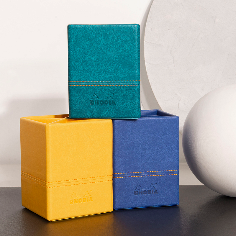 Карандашница "Rhodiarama", 80x80x110 мм, шоколадный