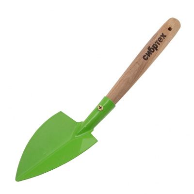 Совок посадочный широкий, 70 х 310 мм, стальной, деревянная рукоятка, Агроном, Россия Сибртех 62614