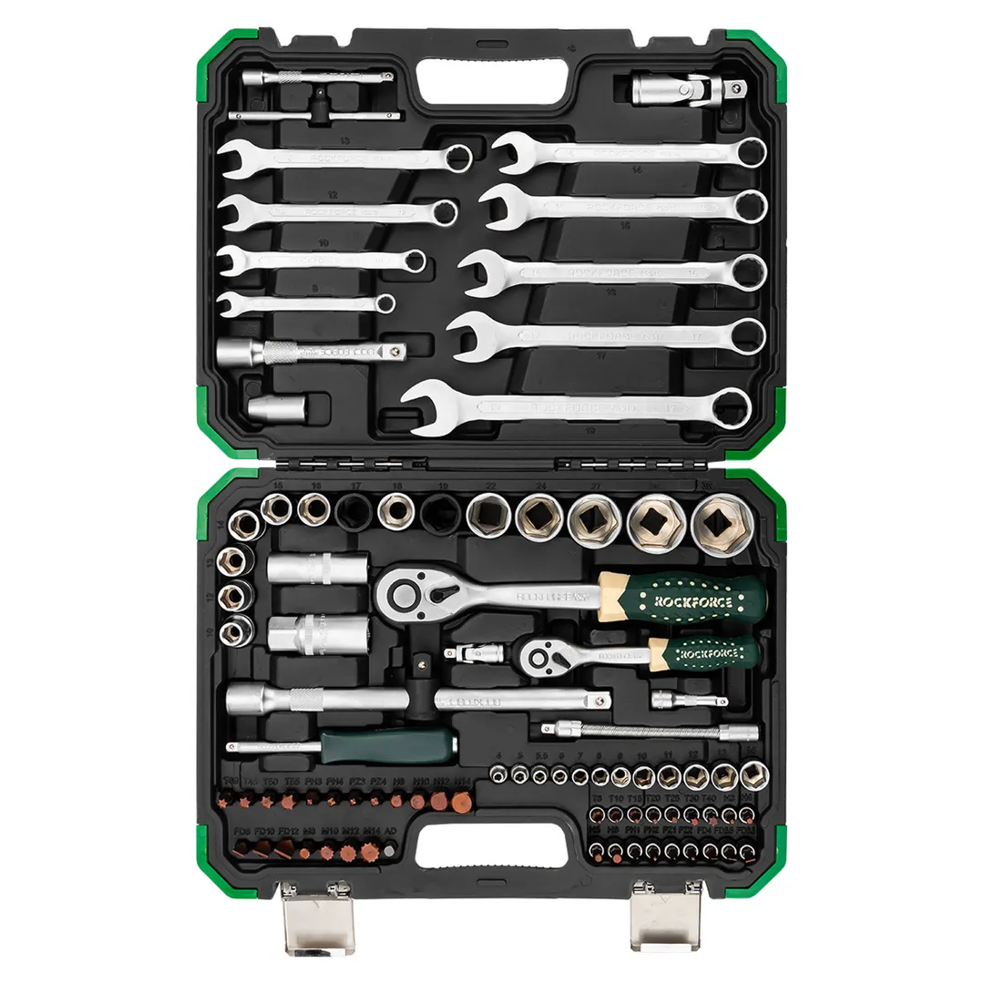 Набор инструментов 82+6 пр 1/4''&1/2'' 6-гр RockForce RF-4821-5 GOLD