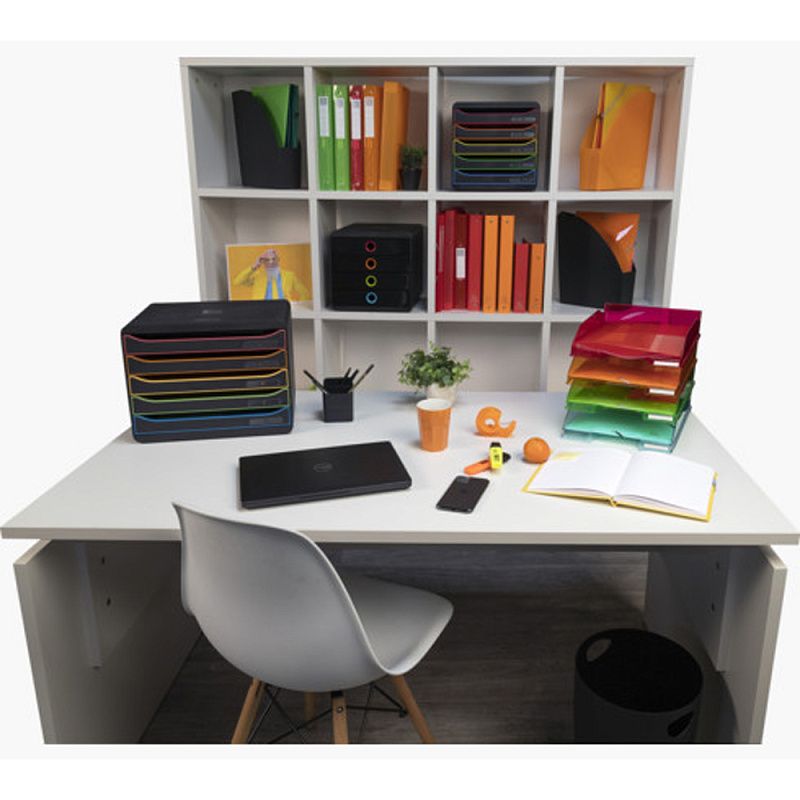 Блок из 4 лотков закрытый "BlackOffice Big Box Plus", 347x278x267 мм