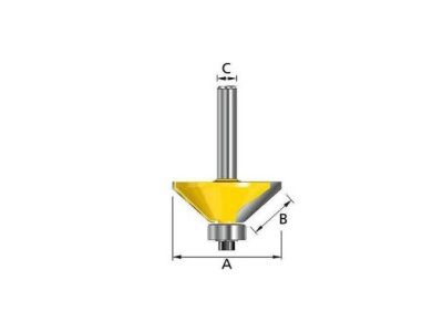 Фреза кромочная 45°28х13,58х8х32х2Т Makita D-11499