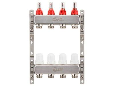 Коллекторная группа AVE136, 4 вых., AV Engineering AVE13600104K