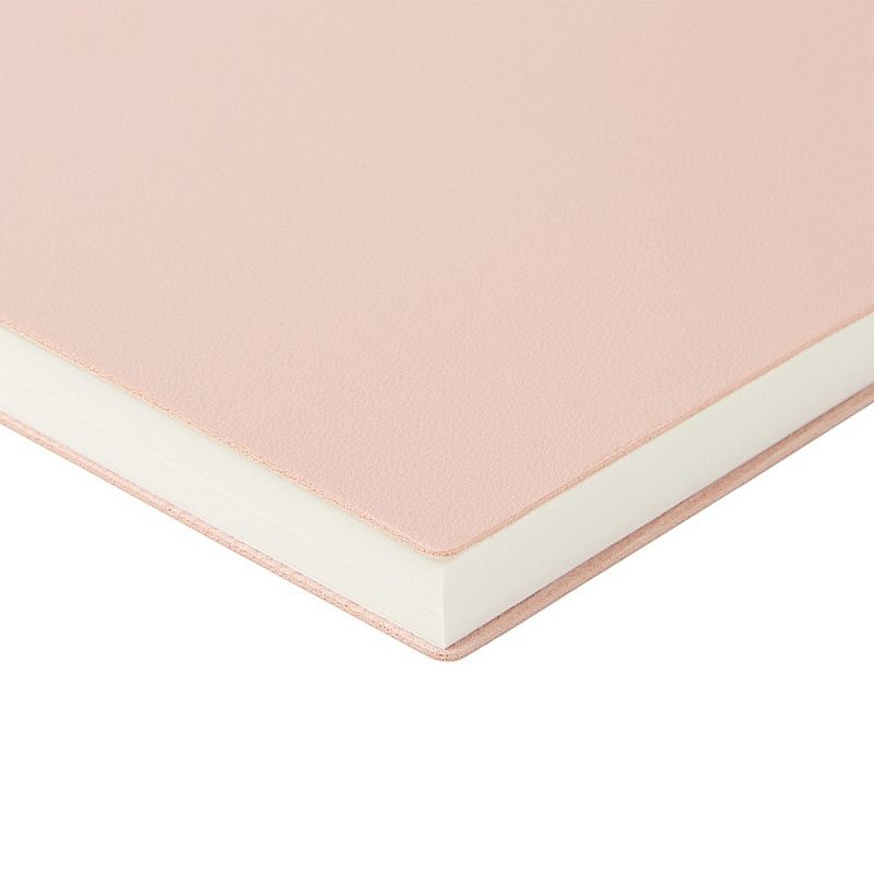 Ежедневник недатированный "Grand", А5, 256 страниц, линейка, кожзам, пудровый розовый