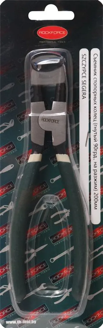 Съемник стопорных колец гнутый на разжим 90°, 200 мм RockForce RF-609200SB