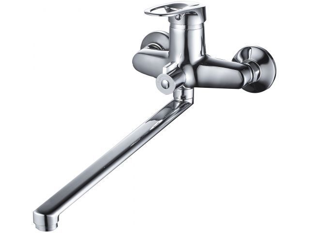 Смеситель для ванны D40-A, серия 240, длинный поворотный L-излив, без эксцентриков ECONOCE EC0241