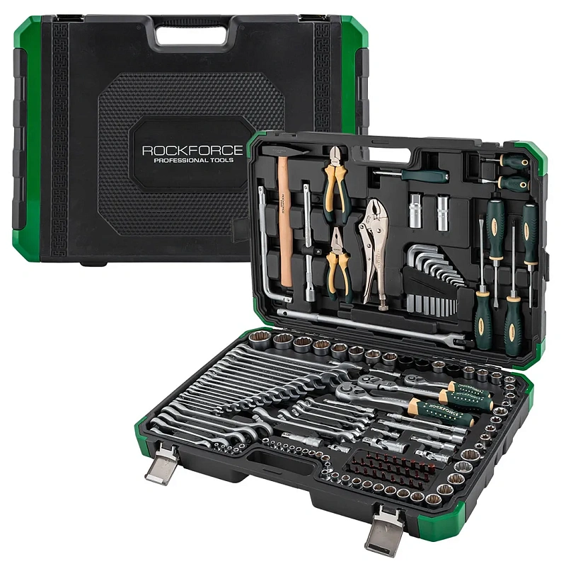 Набор инструментов 142+6пр. 1/4''&3/8''&1/2'' 6-гр&12-гр RockForce RF-41421-5HD