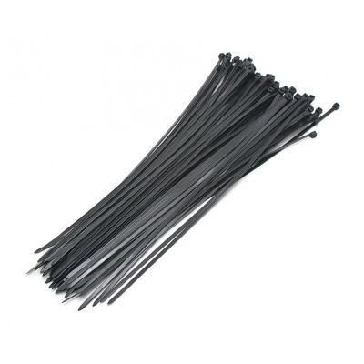 Хомут пластмас BLACK 4х400, 100 шт, KING BLACK 4х400