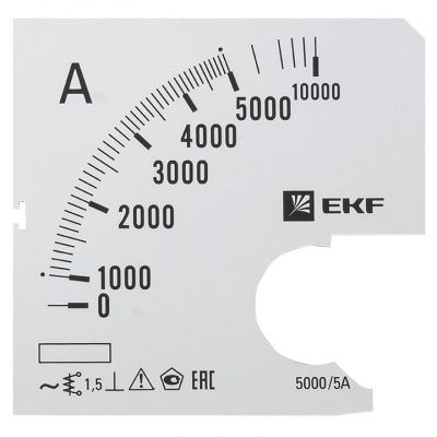 Шкала сменная для A961 5000/5А-1,5 EKF PROxima s-a961-5000
