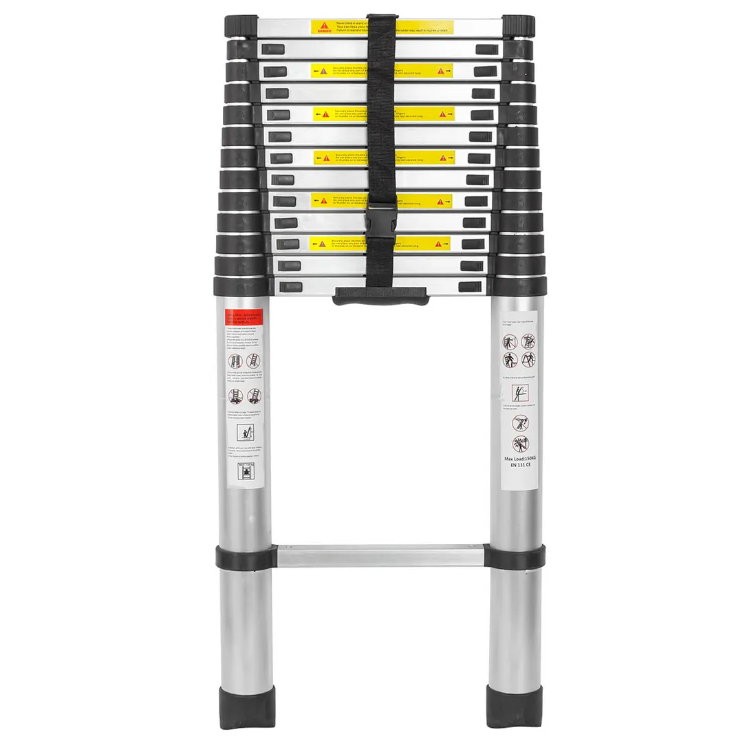 Лестница телескопическая алюм. бытовая 5.4 м, 14 ступ. Forsage F-UP540