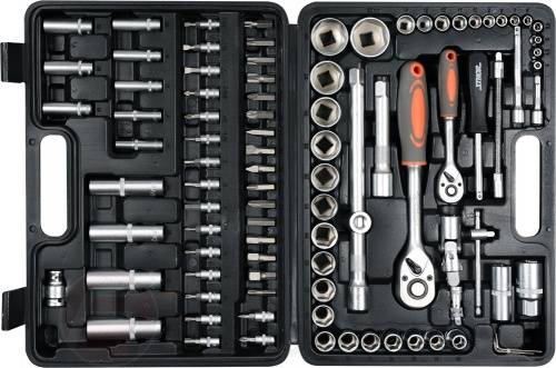 Набор инструментов 1/4''&1/2'' 94 пр. Sthor 58687