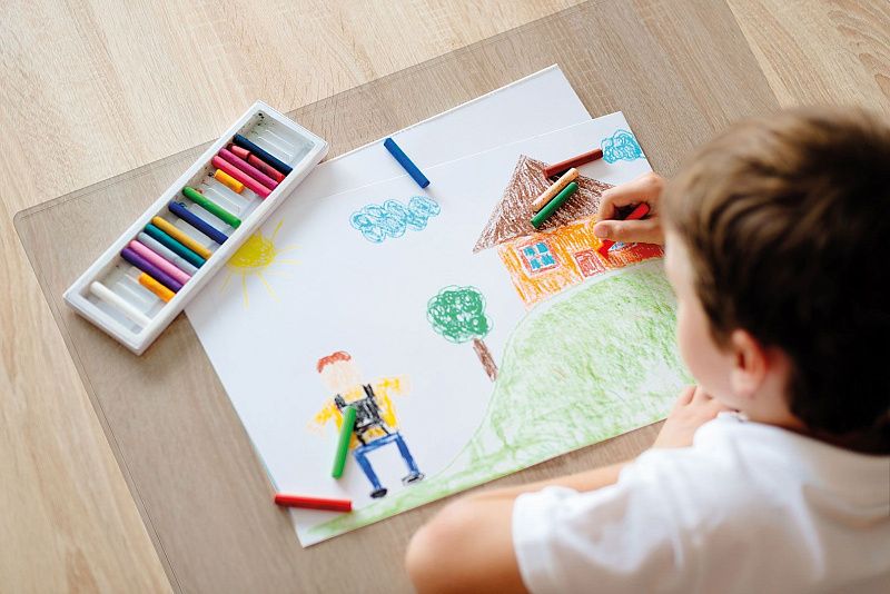 Бювар прозрачный "Duraglas", 40x53 см, прозрачный