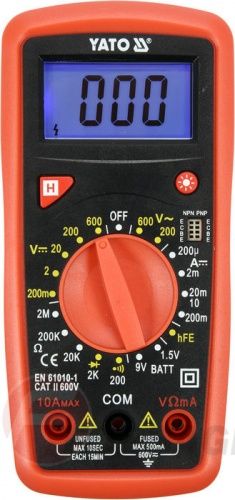Цифровой мультиметр Yato YT-73081
