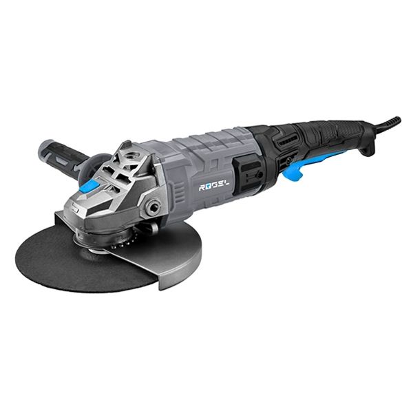Угловая шлифовальная машина, 2200 Вт, 6500 об/мин, повор. рукоять, быстрорег. кожух, плав. пуск, диск 230 мм RÖGEL AGR 230-2200FS