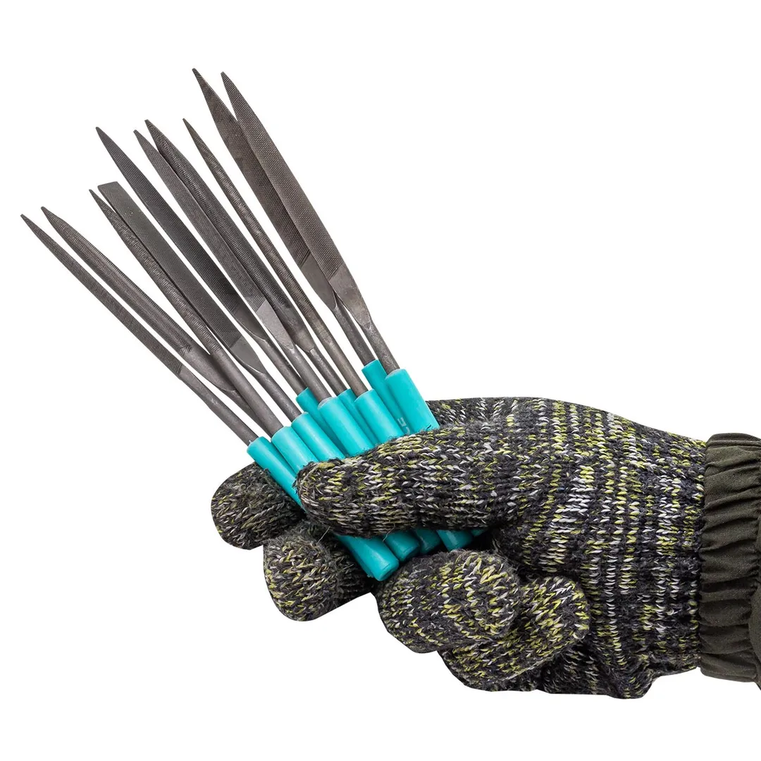 Набор надфилей разнопрофильных 160 мм, 10 пр. ILOforce IF-6164