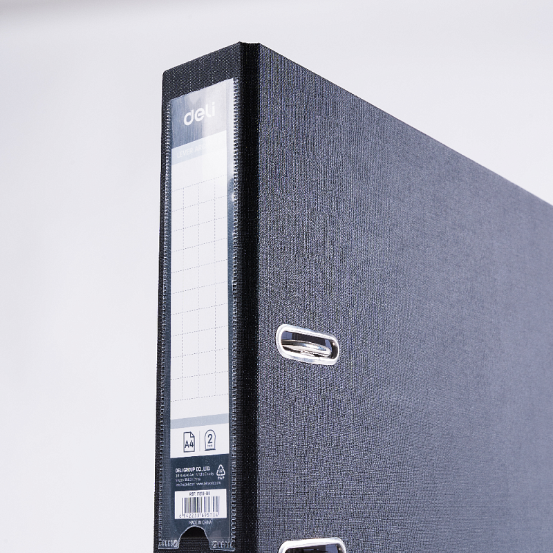 Папка-регистратор "Deli", А4, 50 мм, черный