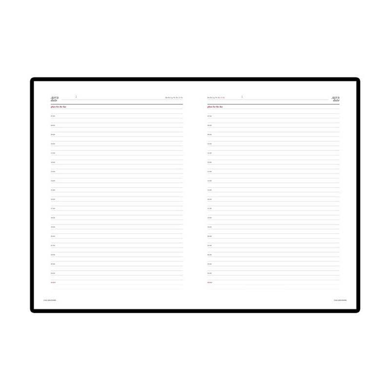 Ежедневник недатированный "Sidney Nebraska", A4, 272 страницы, черный