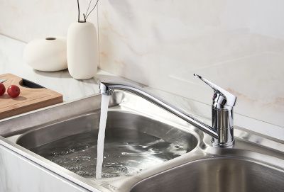 Смеситель для кухни, латунь, хром Ledeme L4913