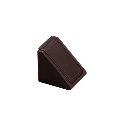 Уголок пластиковый одинарный с крышкой совместно венге -38- (уп/20шт) PL 36278