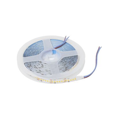 Лента светодиодная 19,2W/m, 24V, 10мм, 2835, 240 д/м, IP20, холодный белый, 6000K, CRI>80, 2000 Lm, 5м, AKS 115301