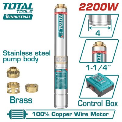 Насос погружной скважинный 4 " TOTAL TWP522006