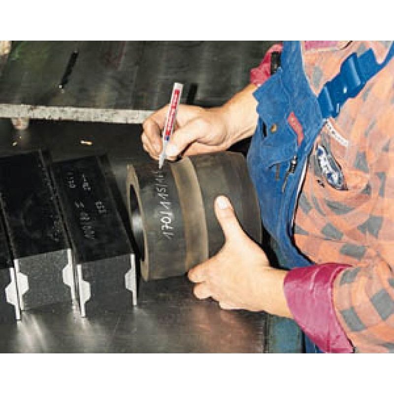 Маркер перманентный на нитрокраске Edding "750", золотистый