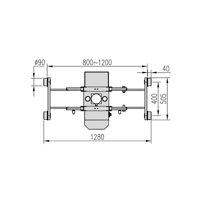 Подъемник канавный г/п 16 т HOREX DP16DC