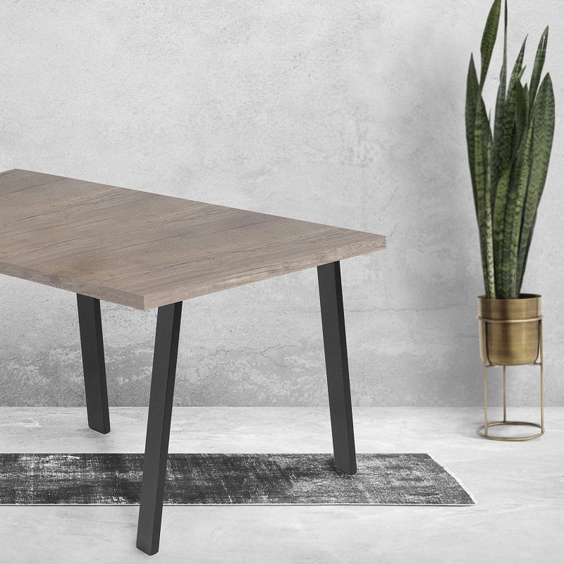 Подстолье LOFTON h700, черный, 1 упак 2 шт., AKS 124239