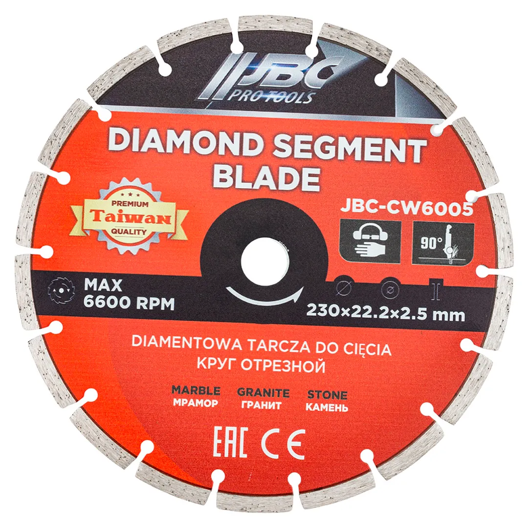 Круг отрезной 230х22,2х2,5 мм JBC JBC-CW6005