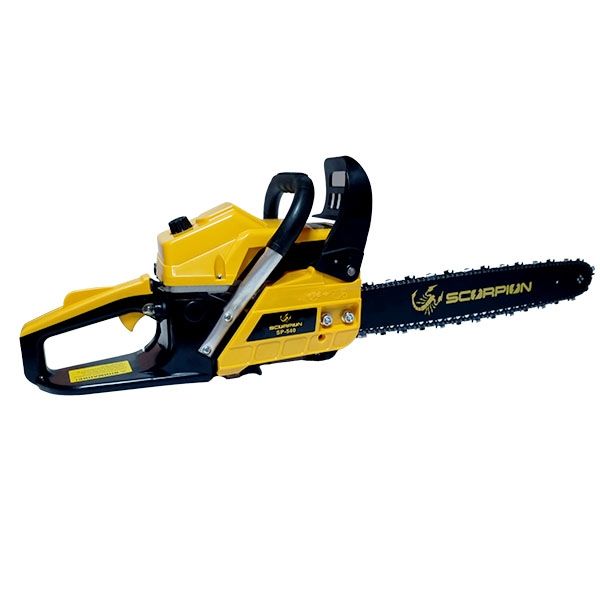 Пила цепная бензиновая SCORPION, 2200 Вт/3,2 л.с., 52 см. куб., шина 450 мм/18", цепь 0,325-1,5-72