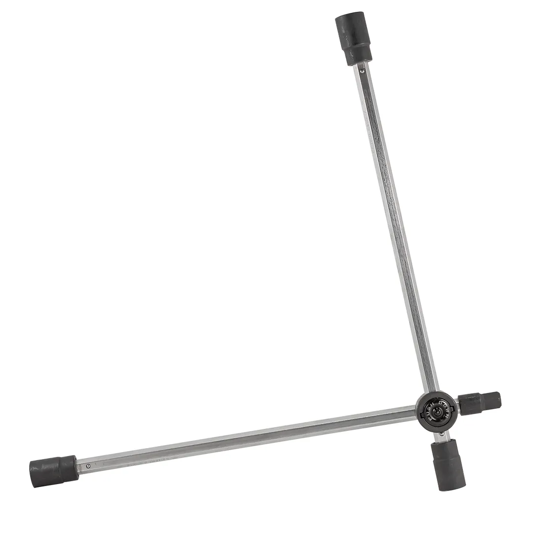 Ключ баллонный крестовой складной переставной 450 мм 17, 19, 21 мм, 1/2'' Forsage F-681500