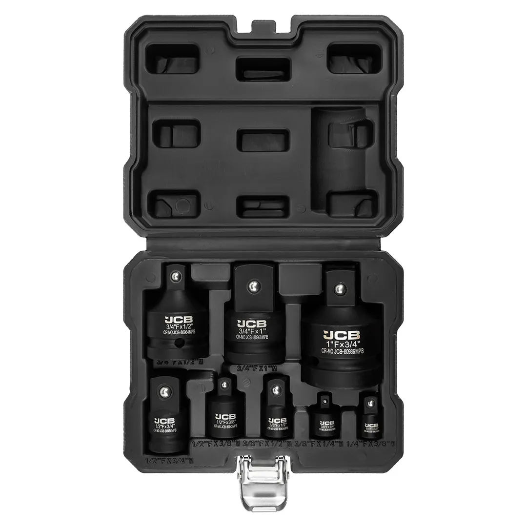 Набор адаптеров ударных 8 пр JCB JCB-4089MPB