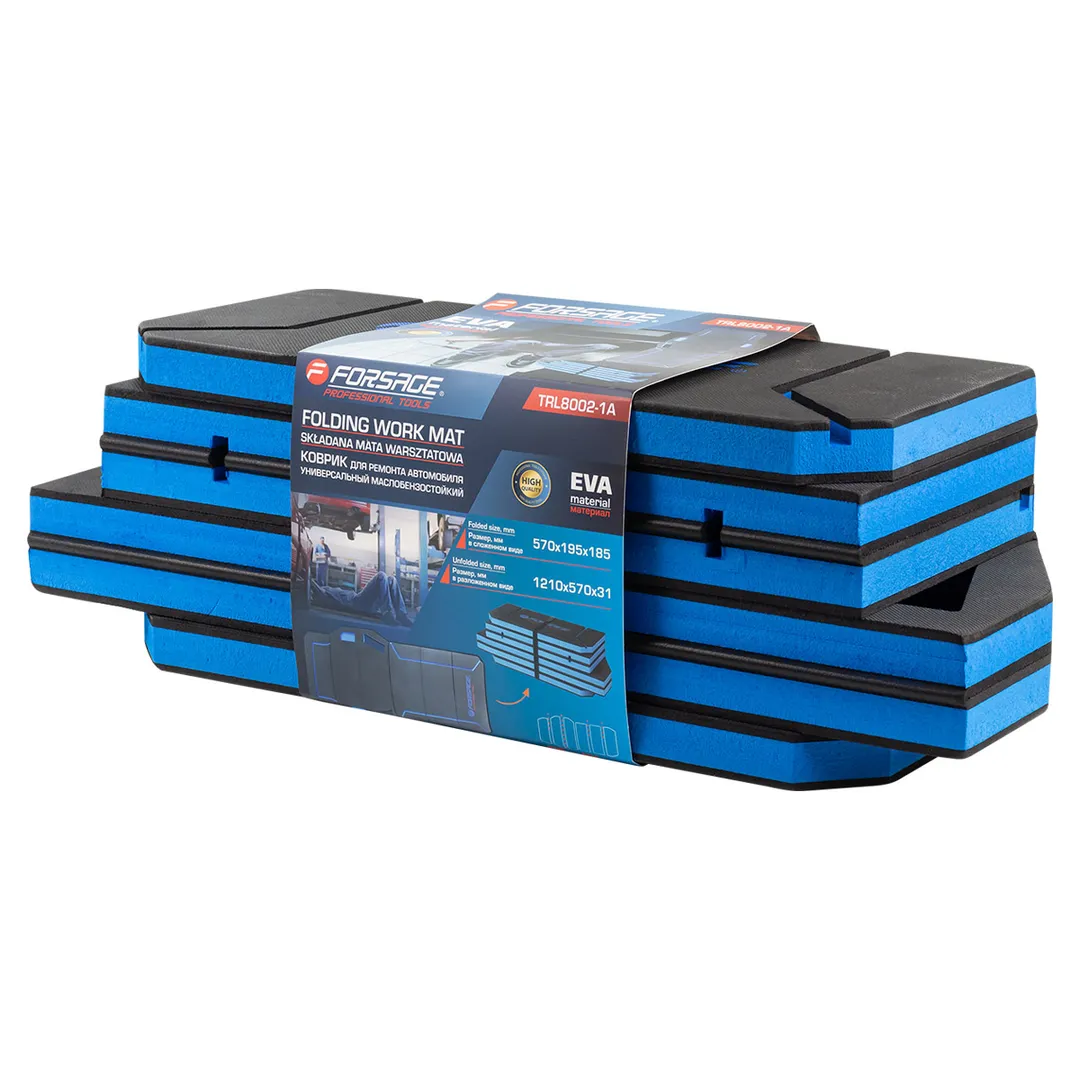 Коврик для ремонта автомобиля 1210x570x31 мм Forsage F-TRL8002-1A
