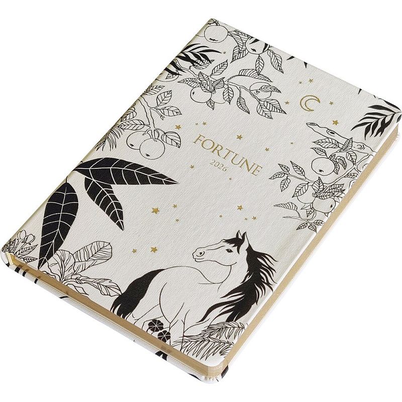 Ежедневник датированный "Fortune" на 2026 год, А5, белый
