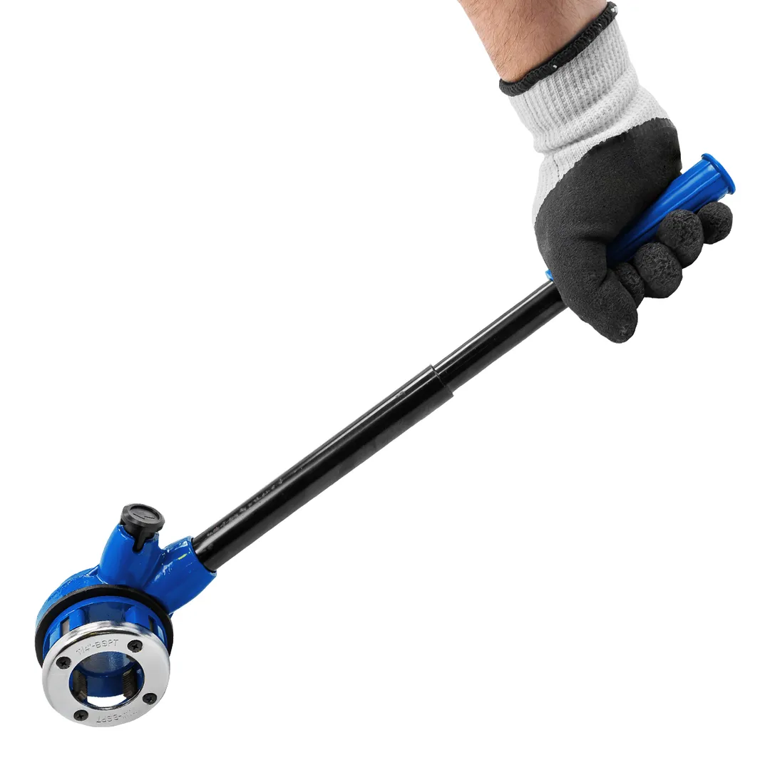 Набор клуппов трубных в комплекте со сменными плашками 7 пр. Forsage F-323112