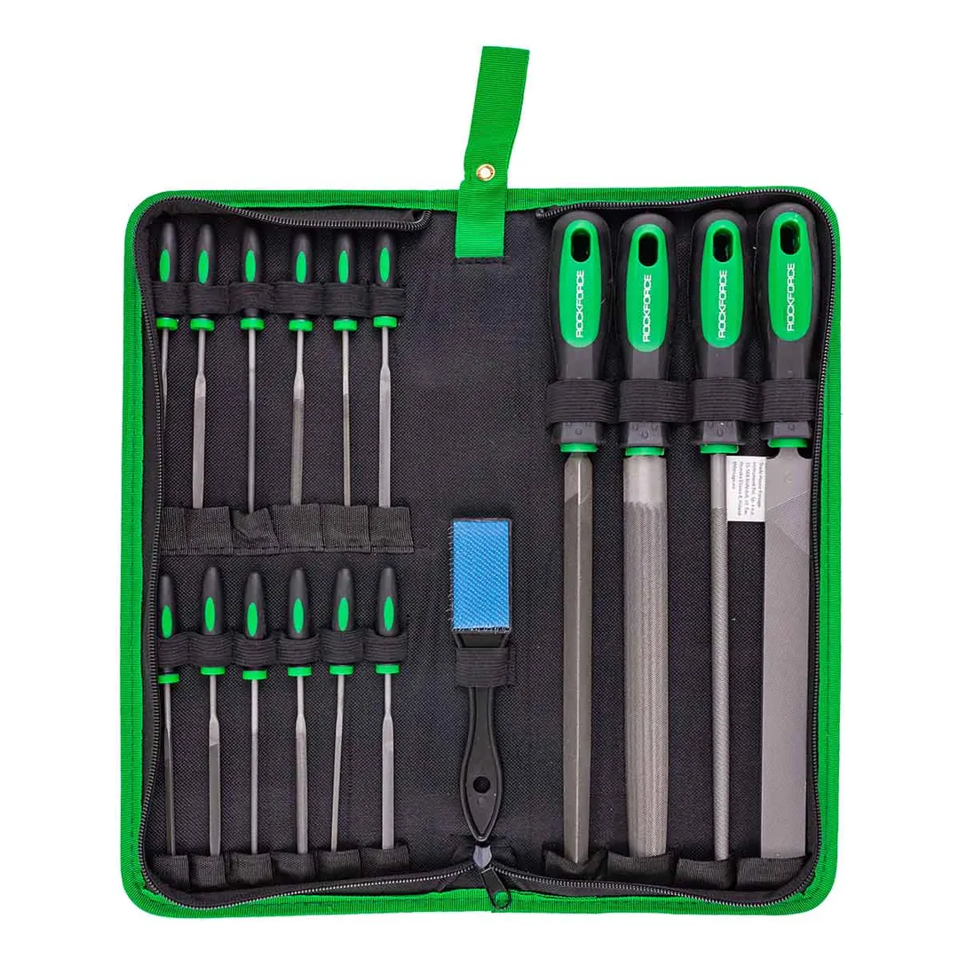 Набор напильников разнопрофильных, 17 шт RockForce RF-5056W