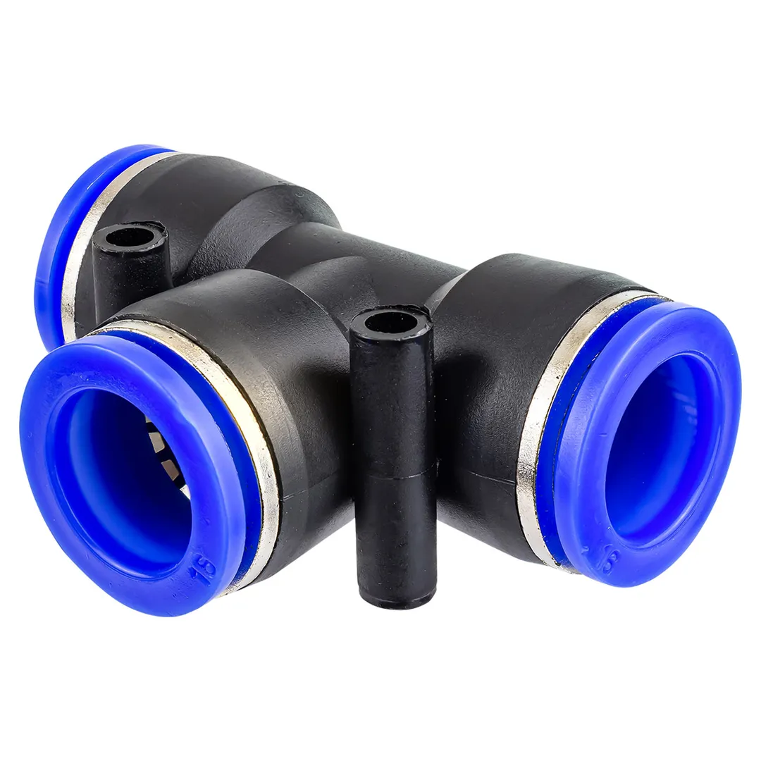 Фитинг Т-образный для пластиковых трубок 16 мм RockForce RF-SPE16